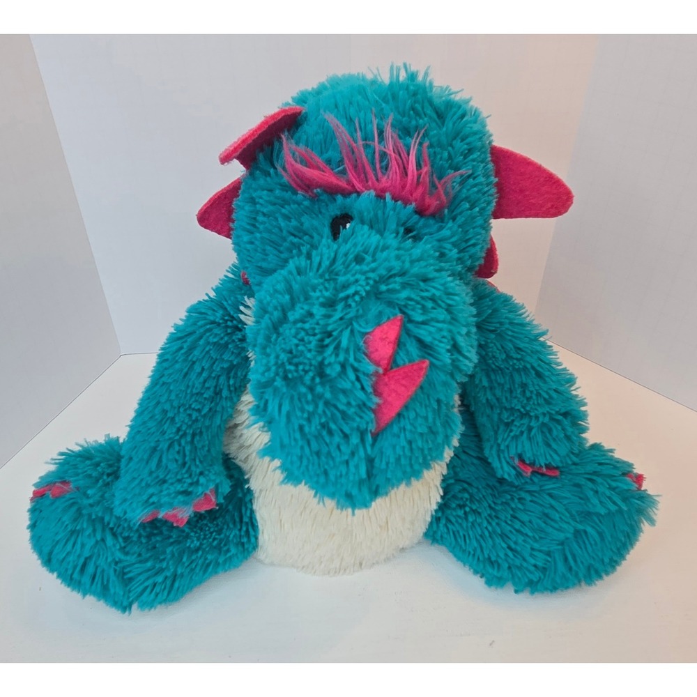 Intelex Warm and Cosy Heatable Blue Dragon Plush Stuffed Animal 9 Inches